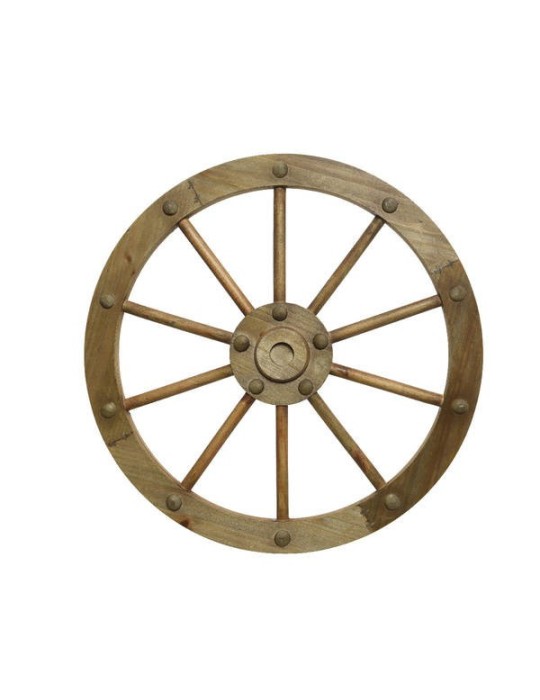 RUOTA CARRO LEGNO NATURAL 50CM