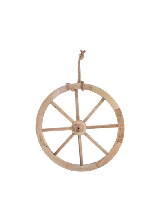 RUOTA LEGNO PENSILE CM.60