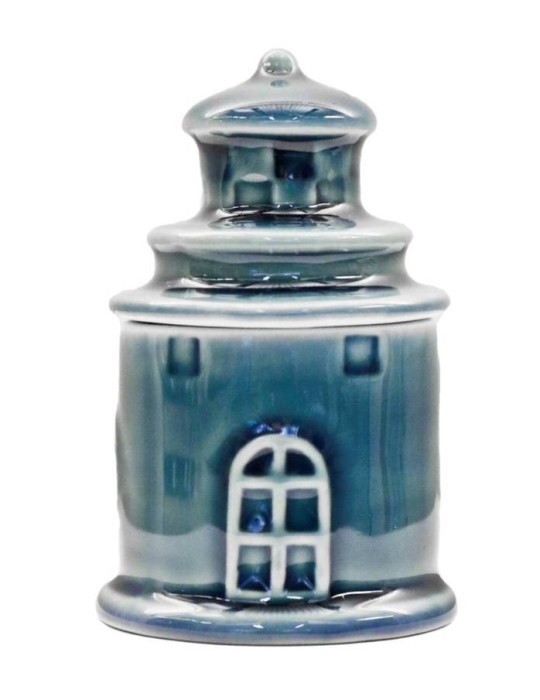 FARO TONDO IN PORCELLANA  BLUE