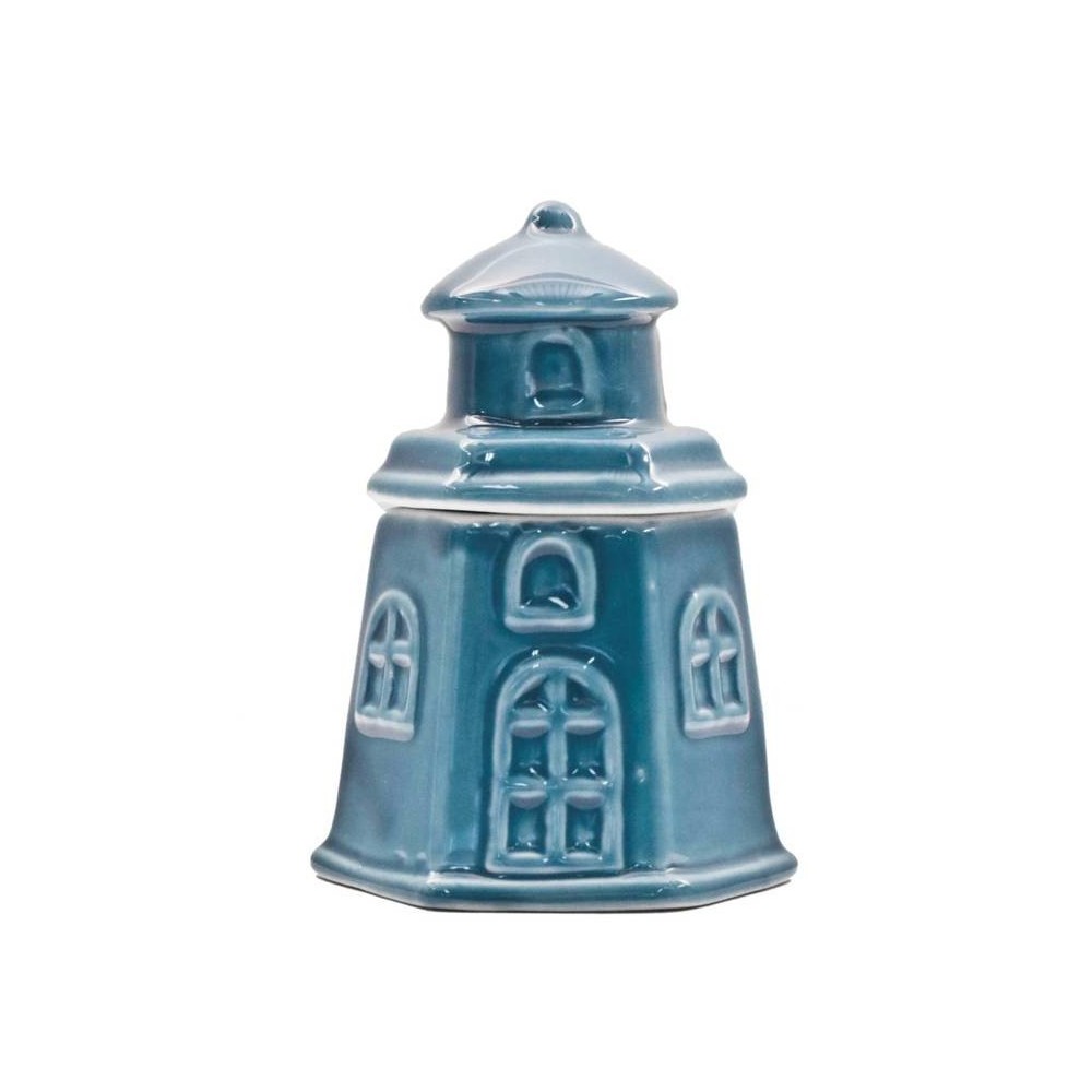 FARO ESAGONALE PORCELLANA  BLU