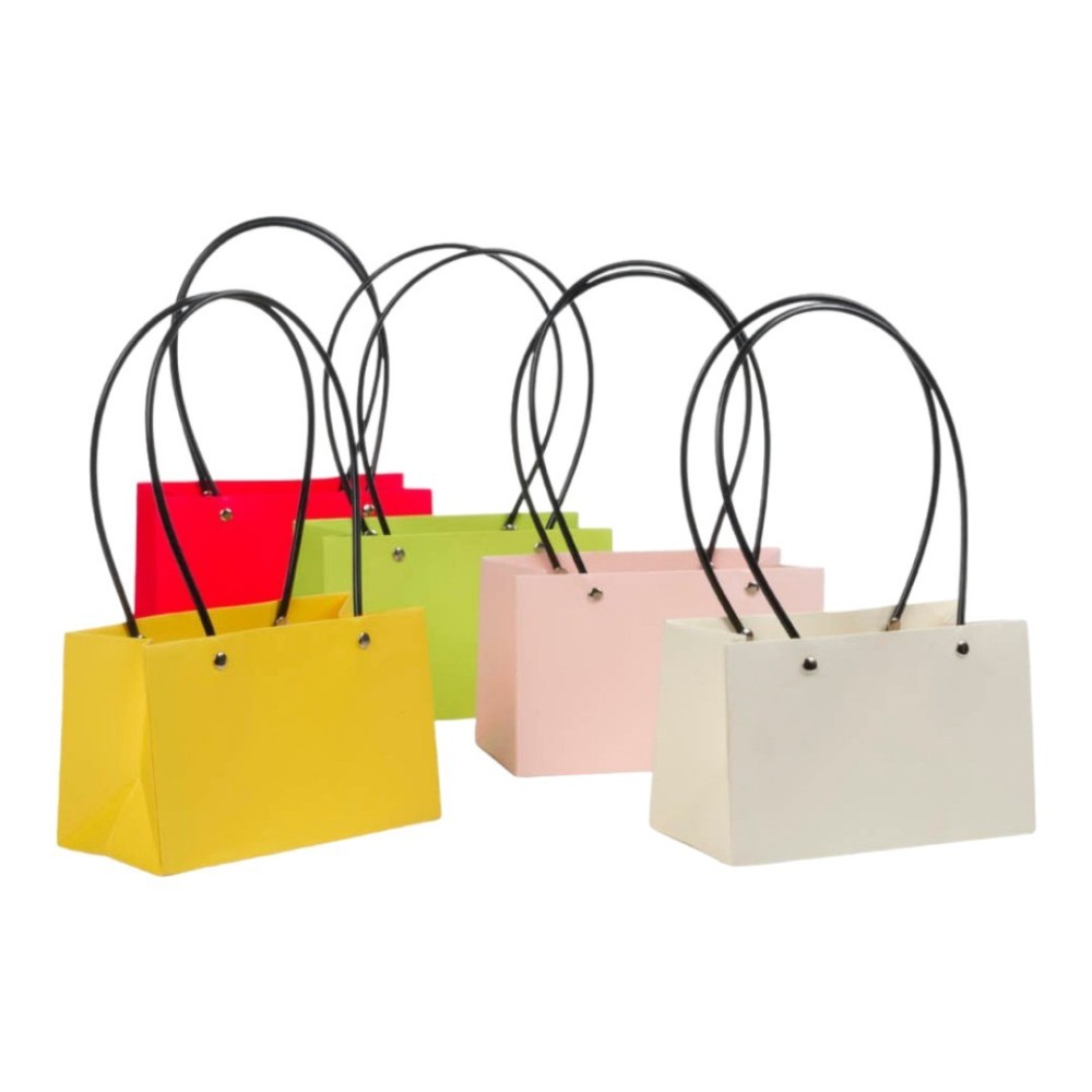 BORSINA CON  MANICO PLASTICA 5ASSORTITI