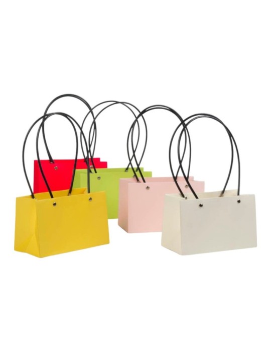 BORSINA CON  MANICO PLASTICA 5ASSORTITI