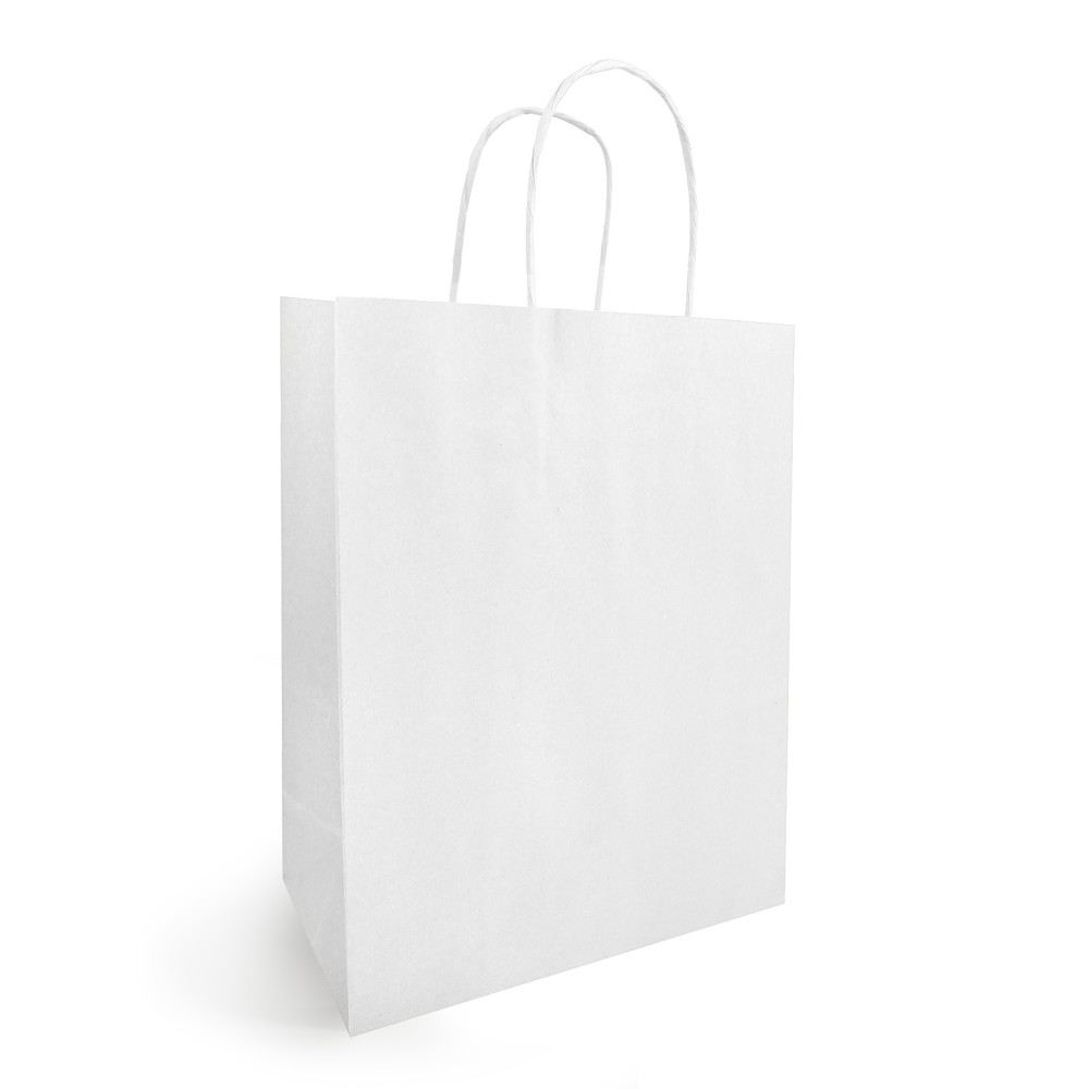 SHOPPER KRAFT BIANCO 23X12X30CM