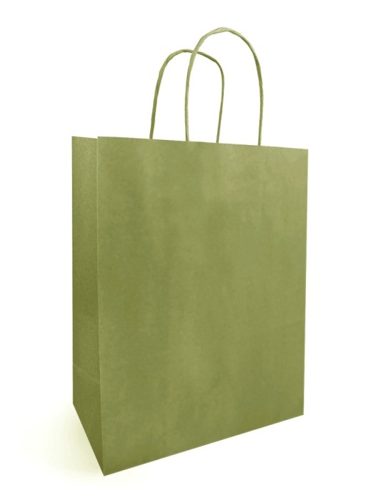 SHOPPER KRAFT KAKI 18X8X22CM