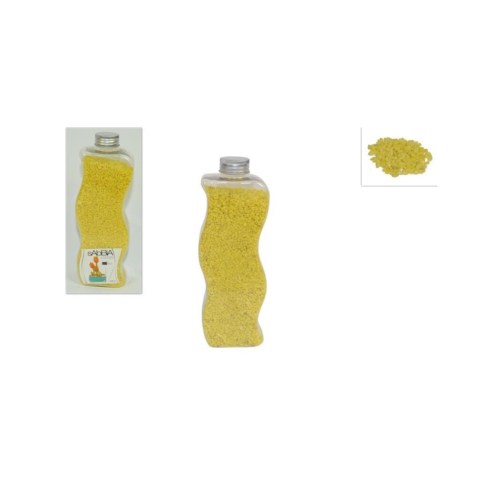 BOTTIGLIA SABBIA COLORATA 480GR GIALLO