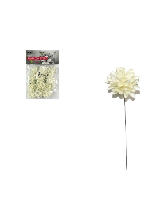 FIORE CON STELO BEIGE