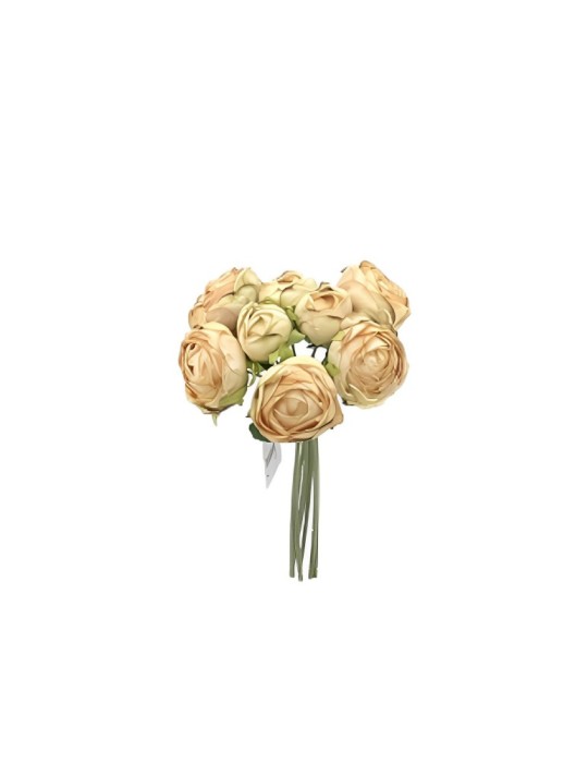 BOUQUET 27CM RANUNCULUS YELLOW