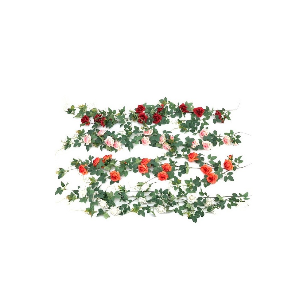 GHIRLANDA DI ROSE 1.45CM PINK