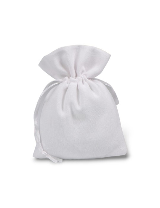 SACCHETTO TESSUTO MIS.13 BIANCO