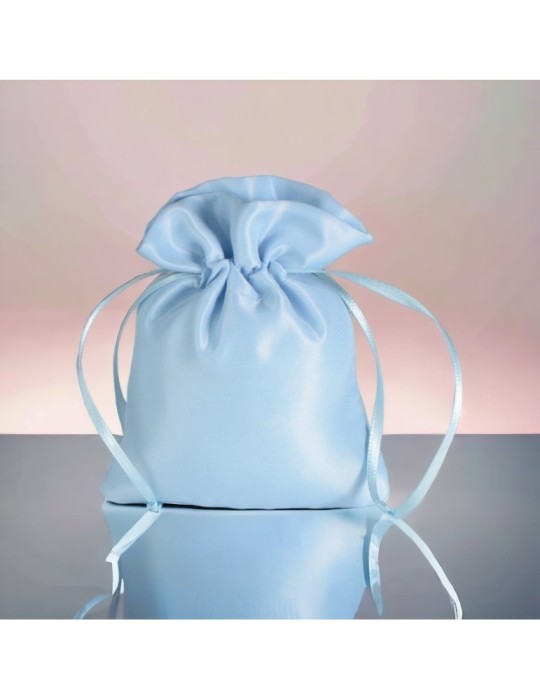 SACCHETTO RASO MIS 13 CELESTE