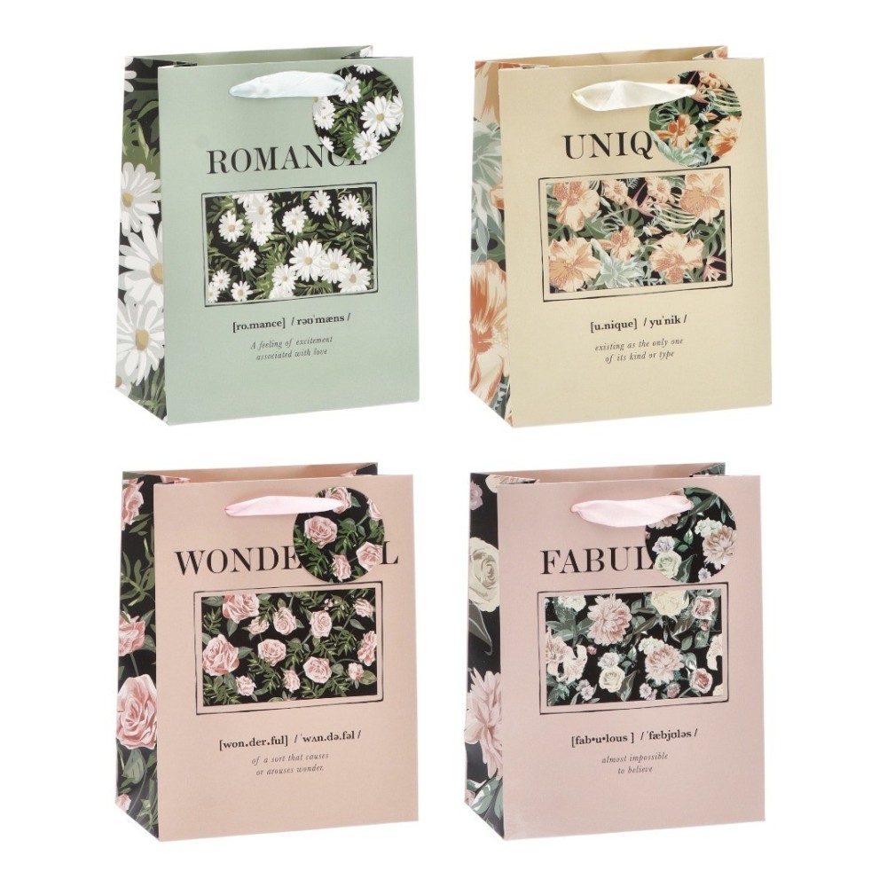 BORSA IN CARTA 4ASSORTITI 18X10XH23