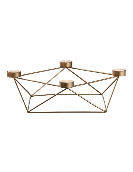 PORTA CANDELE  FERRO 4LT 2ASSORTITI