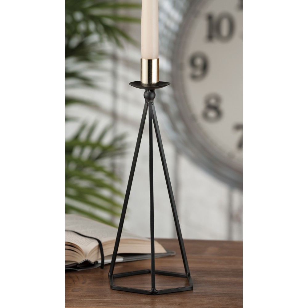 PORTA  CANDELA FERRO BRIXTON CM12X11XH30.5