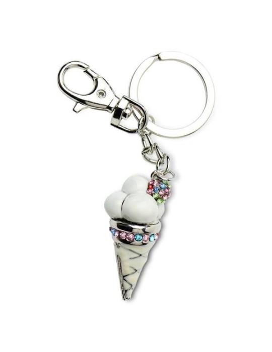 PORTACHIAVE CONO GELATO WHITE