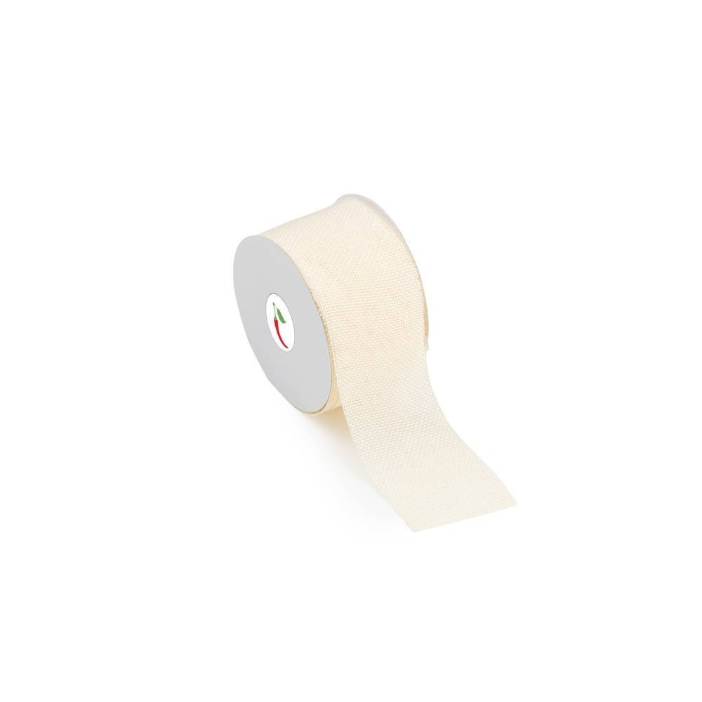 DECO JUTA CM5X10MT IVORY 1/60