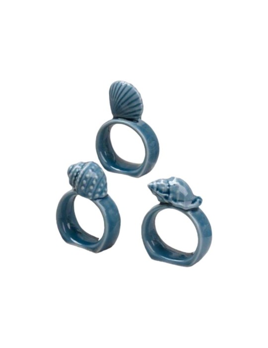 PORTA TOVAGLIOLO TRIS MARE BLU