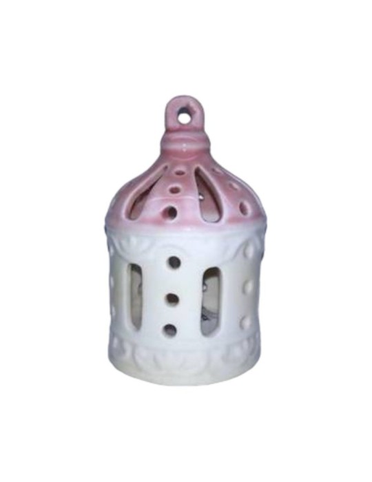 LANTERNA LED ROSA 11CM