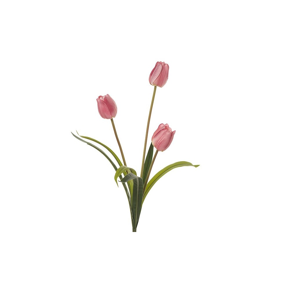 RAMO TULIPANO X3 50CM PINK SAME