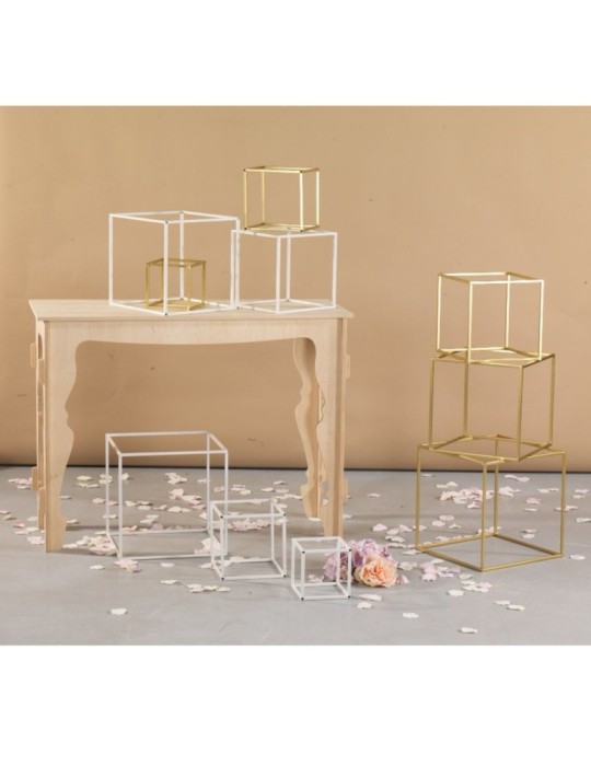 STRUTTURA CUBO SET 5 CM BIANCO
