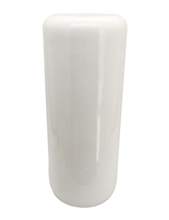 VASO ALTO CILINDRO BIANCO LUCIDO