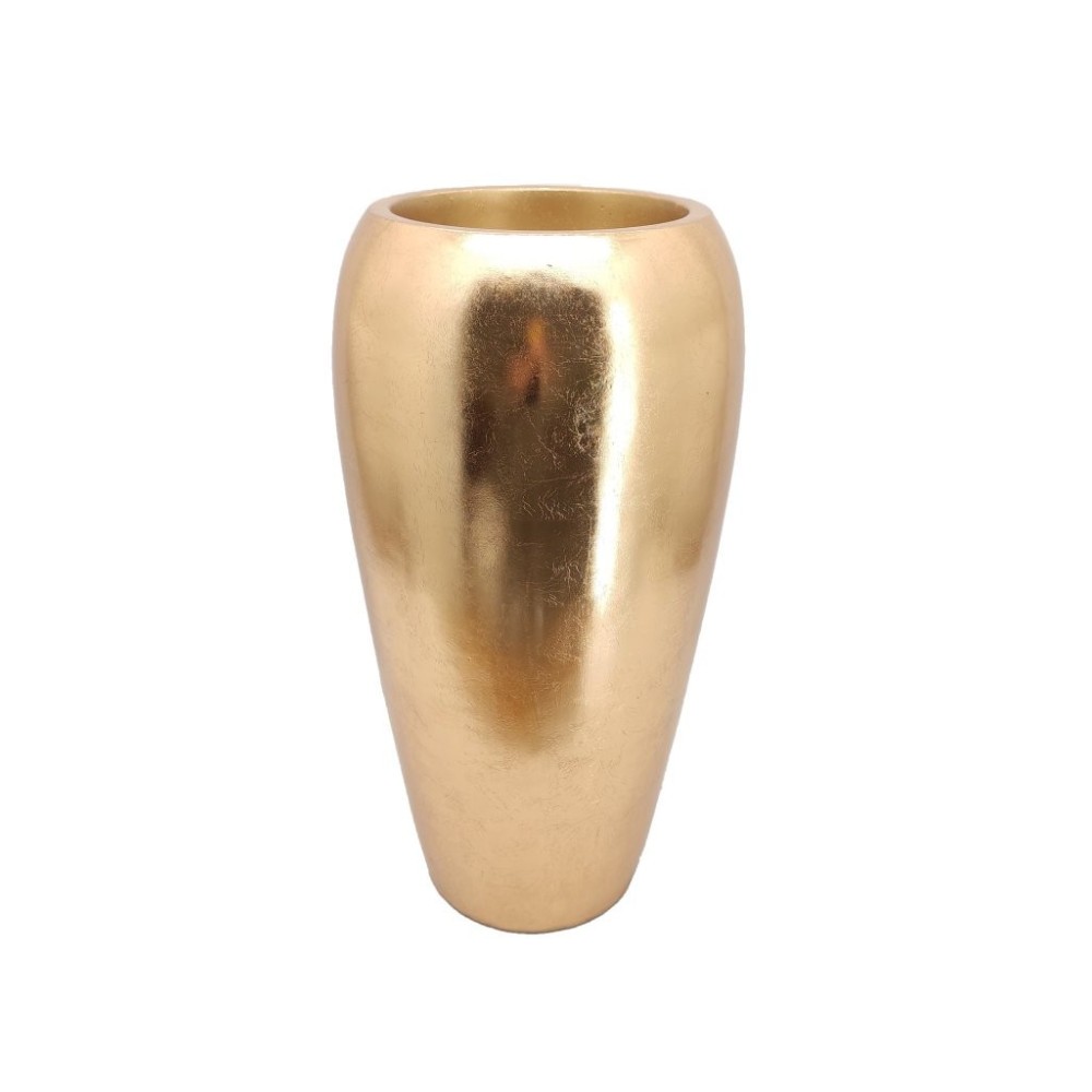 VASO ALTO BOCCA BOMBATA ORO LUCIDO