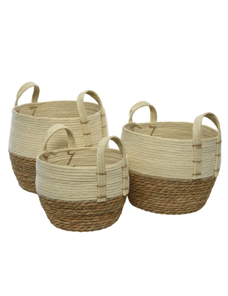 CESTI DI FIBRA DI MAIS INTRECCIATI