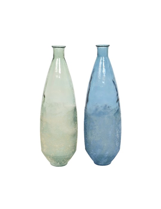 VASO VETRO ANTICO  2 COLORI ASSORTITI