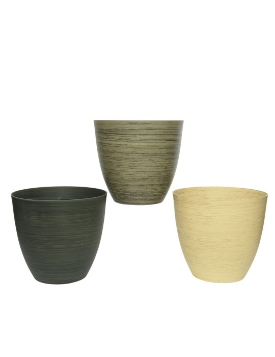 PORTA PIANTE 3ASSORTITI  H30 CM