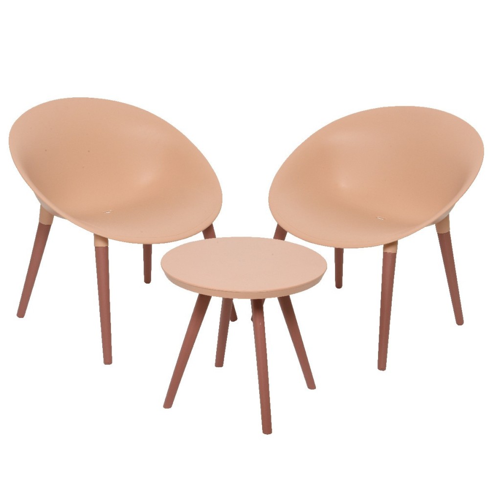 TAVOLINO CON  SEDIE VINTAGE PINK