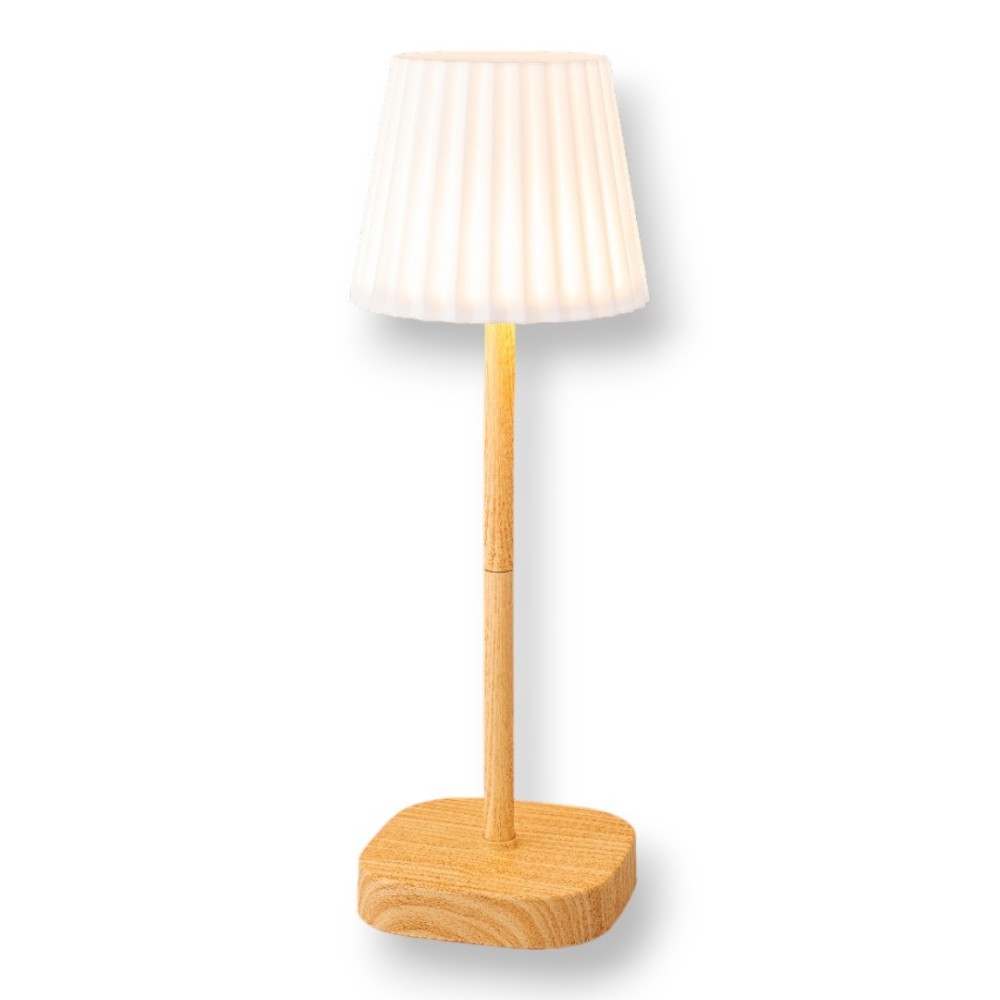 LAMPADA DA TAVOLO D12XH34.5 NATURAL