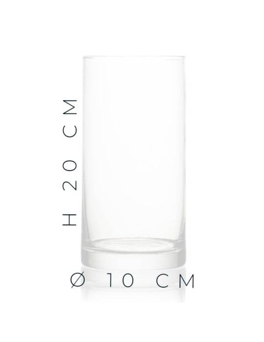 CILINDRO VETRO H20 D10