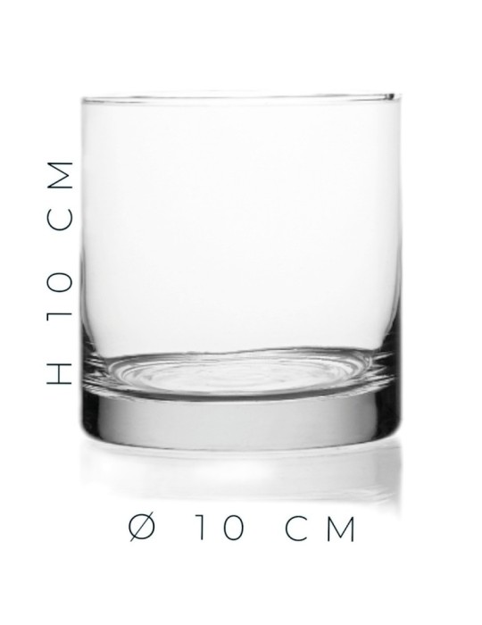 CILINDRO VETRO H10 D10 CM