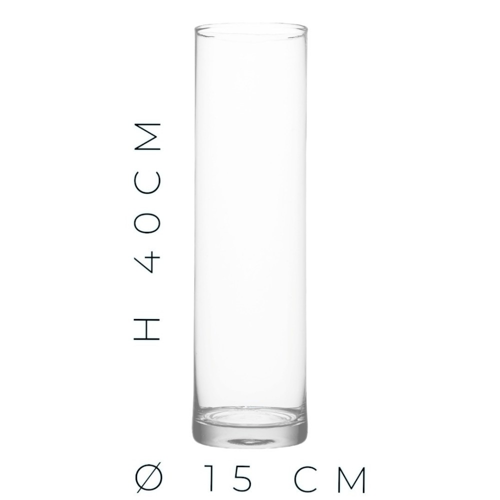 CILINDRO VETRO D15 H40