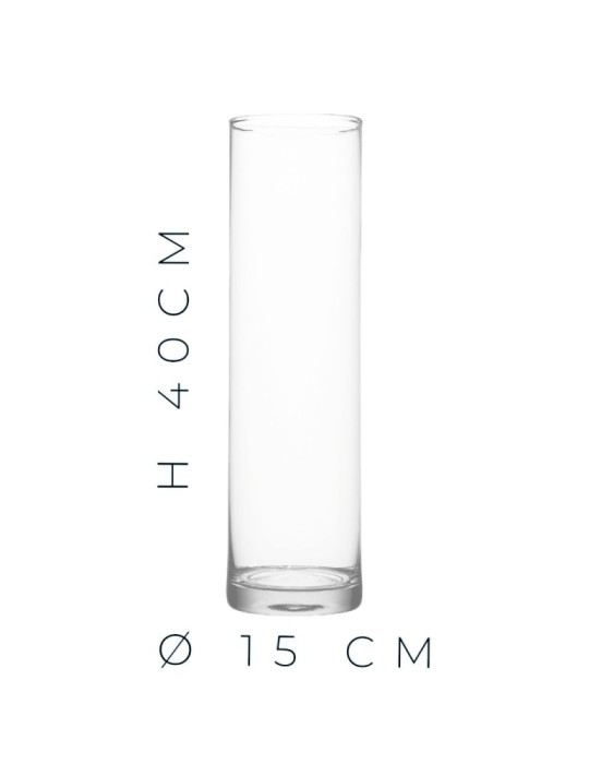 CILINDRO VETRO D15 H40