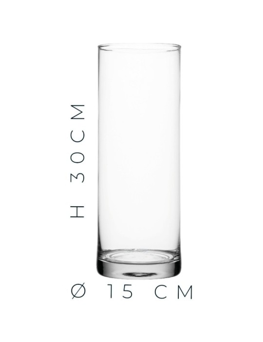 CILINDRO VETRO H30 CM