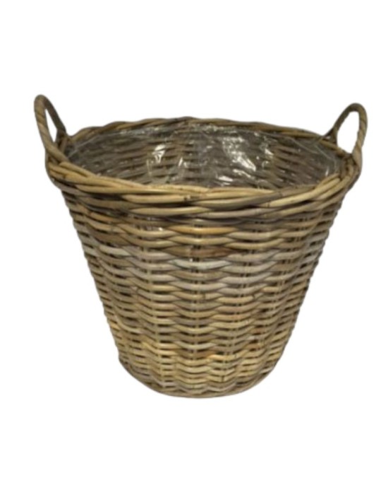 CESTA TONDA RATTAN D50 H42 CM