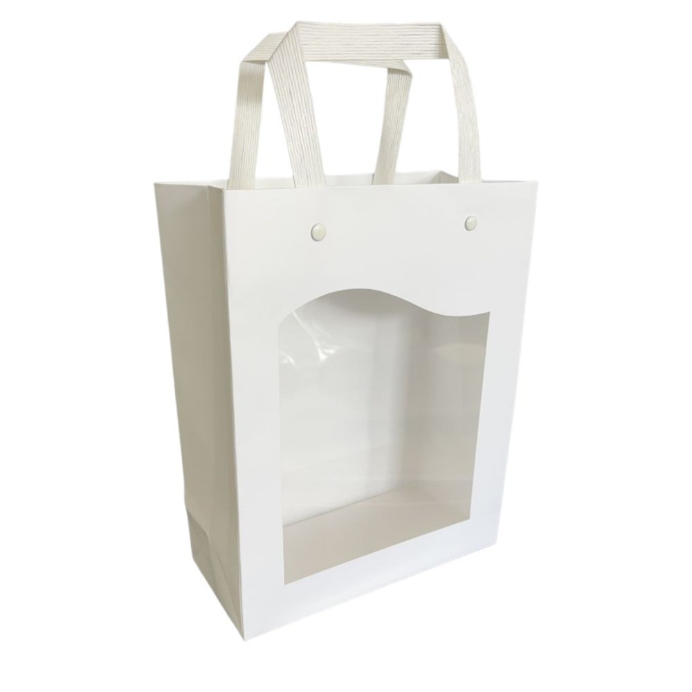 SHOPPER WHITE DELICATESSEN 18X8.5X23CM
