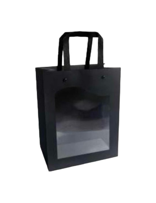 SAC DELICATESSEN NOIR 18X8.5X23CM