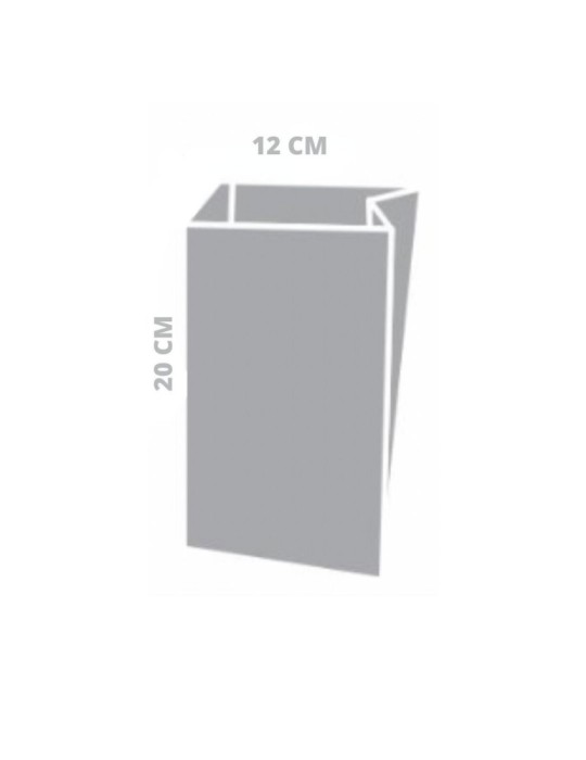 SACCHETTO COUCHE BIANCO 12X20CM