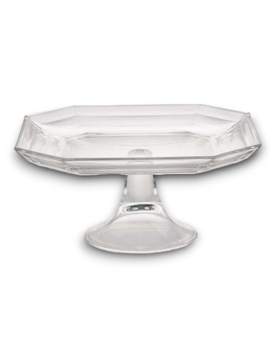 ALZATA IN VETRO  26.5X26.5XH12 CM