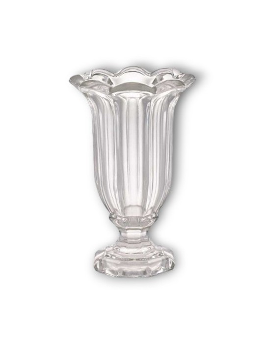 VASO FAZZOLETTO CON PIEDE D15 H23