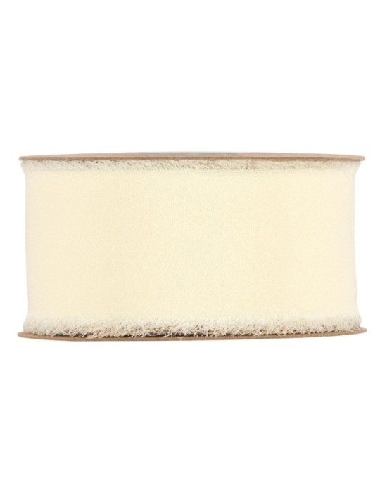 NASTRO ORGANZA MM50X10MT CREAM