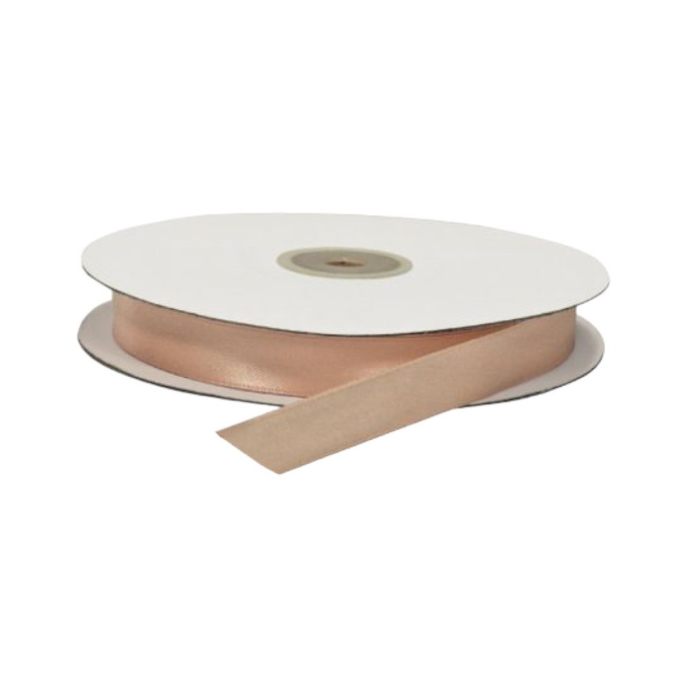 NASTRO DOPPIO RASO 10X50MT PEACH