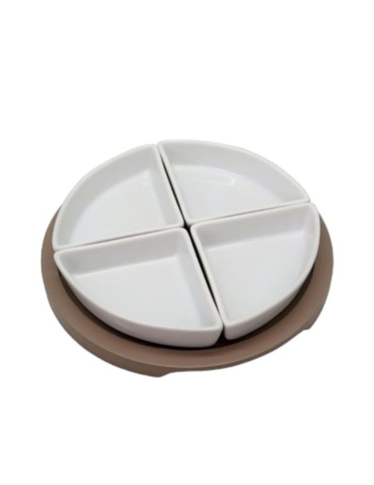 SET 5 ANTIPASTIERA TONDA