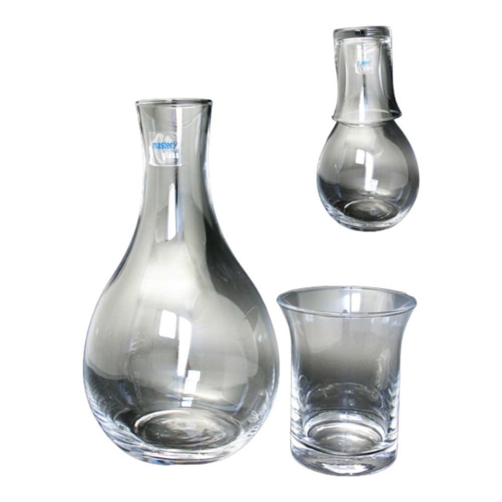 BROCCA PIU BICCHIERE DI VETRO