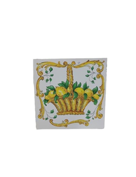 SOTTOBICCHIERE QUADRATO LIMONI 11CM