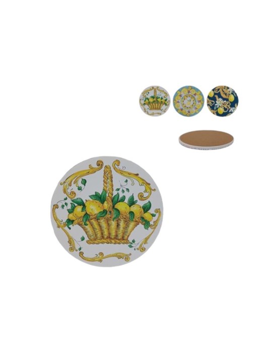 SOTTOPENTOLA TONDO LIMONI ASSORTITI 20CM