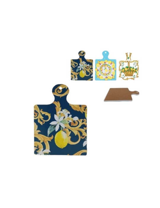 TAGLIERE CERAMICA LIMONI ASSORTITI