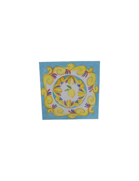 SOTTOPENTOLA QUADRATO 16CM LIMONI ASSORTITI