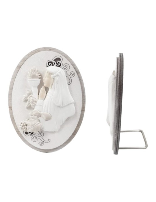 PICTURE COMUNIONE OVALE GIRL 10xh14 CM